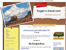 Tablet Screenshot of frugal-rv-travel.com